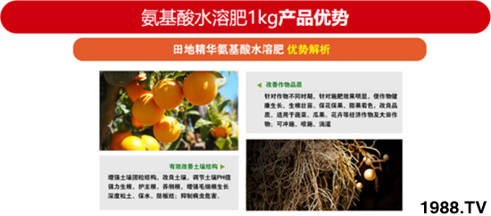 1kg含氨基酸水溶肥 田地精華 農(nóng)富天下3