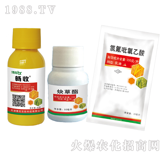 44%2甲·雙氟懸+15%炔草酯+氯氟吡氧乙酸-博克百勝