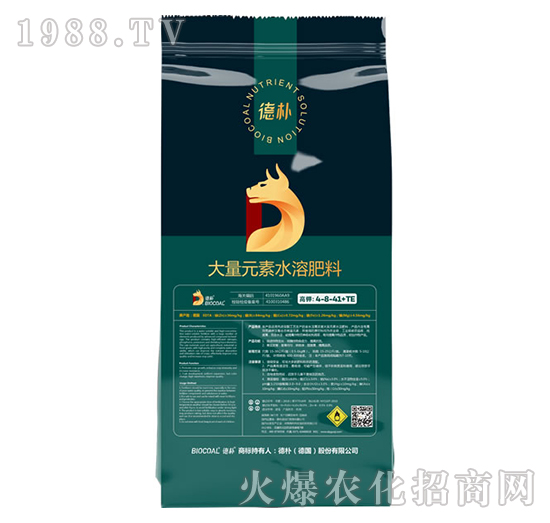 大量元素水溶肥料4-8-41+TE-德樸
