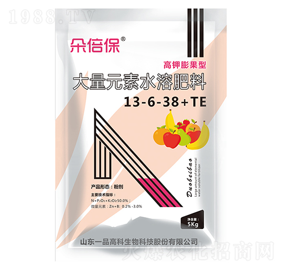 大量元素水溶肥料13-6-38+TE-朵倍保-百農(nóng)思達