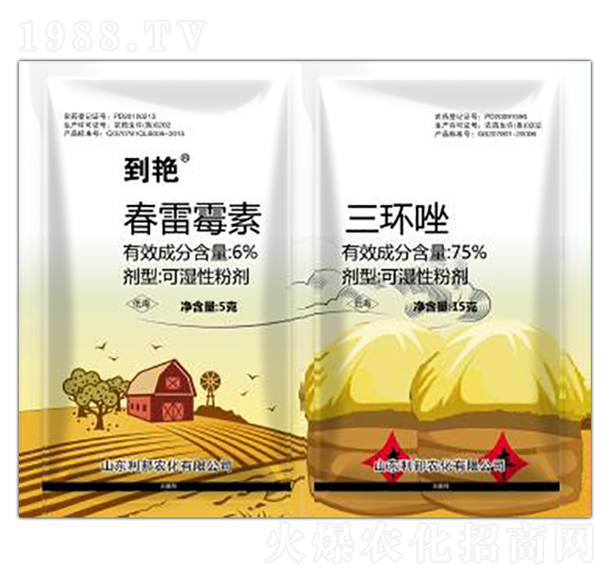 6%春雷霉素+75%三環(huán)唑-利邦農化