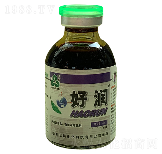 30g有機(jī)水溶肥料-好潤-三碘生化