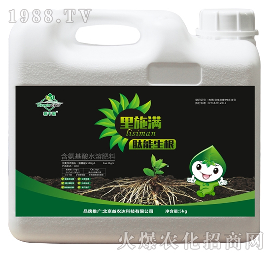 含氨基酸水溶肥料-里施滿肽能生根-益農達