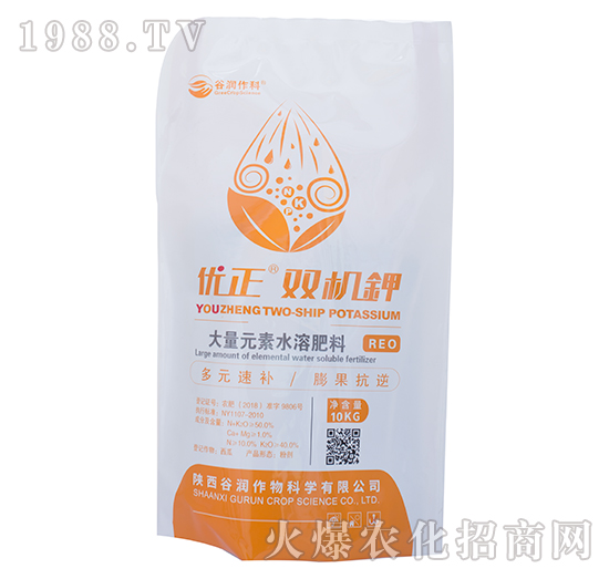 大量元素水溶肥料-優(yōu)正雙機鉀-谷潤作科