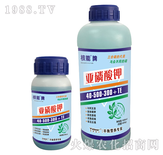 核能牌亞磷酸鉀40-500-300+TE-德?tīng)柹? style=