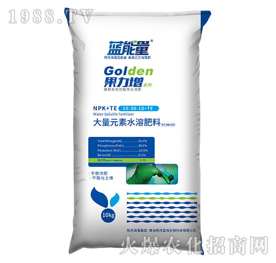 大量元素水溶肥料100-30-10+TE-藍能量