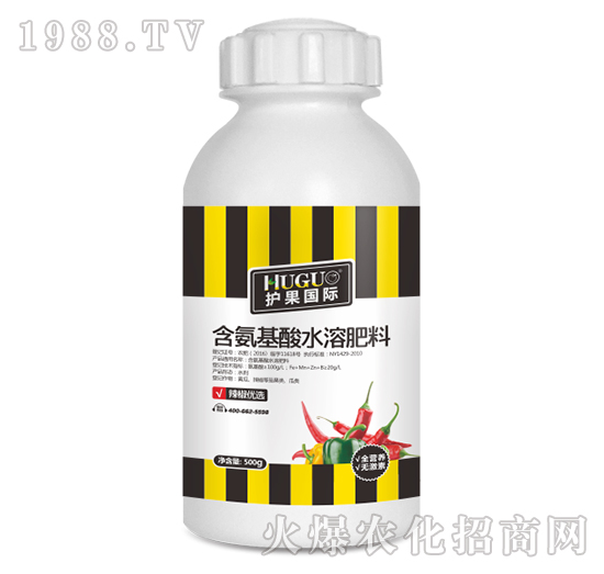 500g辣椒優(yōu)選含氨基酸水溶肥-護(hù)果