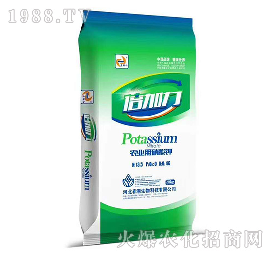 農(nóng)業(yè)用硝酸鉀13.5-0-46-倍加力-春潮紅