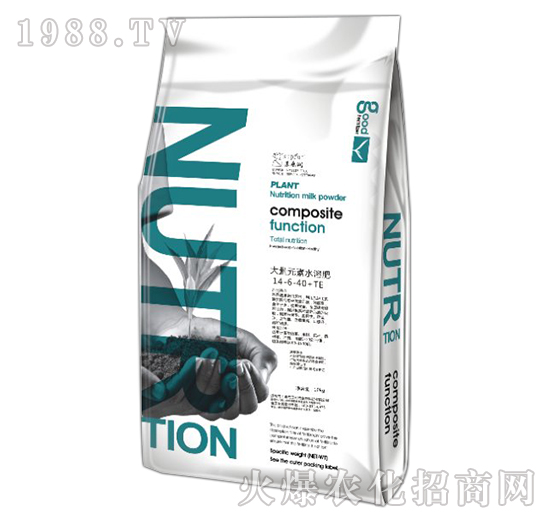 大量元素水溶肥14-6-40+TE-園利元