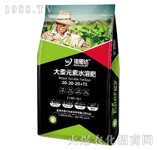 大量元素水溶肥料20-20-20+TE-諾思達