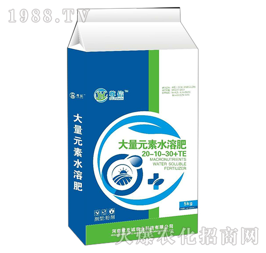 大量元素水溶肥20-10-30+TE-尊信-欣至誠(chéng)