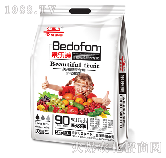 美果靚果專(zhuān)用-果樂(lè)美水溶肥-貝多豐