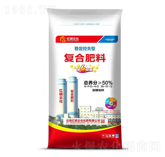 復(fù)合肥料28-10-12-紅磷云化