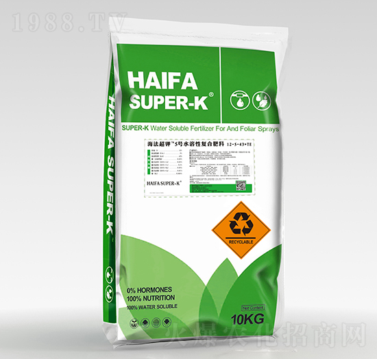 水溶性復(fù)合肥料12-5-43+TE-海法超鉀5號-中科三農(nóng)