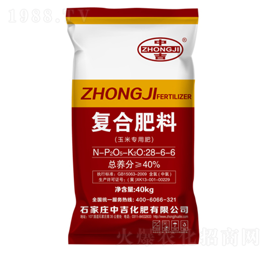 玉米專(zhuān)用復(fù)合肥28-6-6-中吉化肥