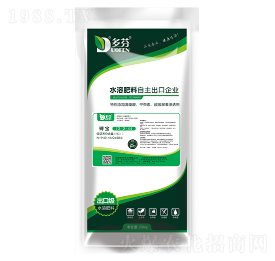 大量元素水溶肥料12-2-44-鉀寶-多芬農業(yè)