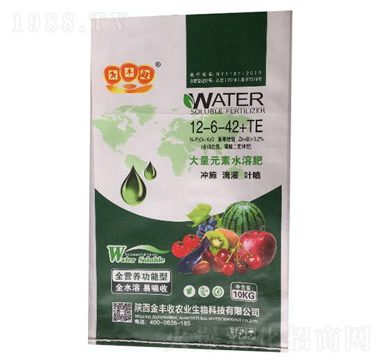 大量元素水溶肥12-6-42+TE-金豐收