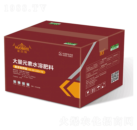 大量元素水溶肥料100-80-320+TE-諾貝特-大佑農(nóng)