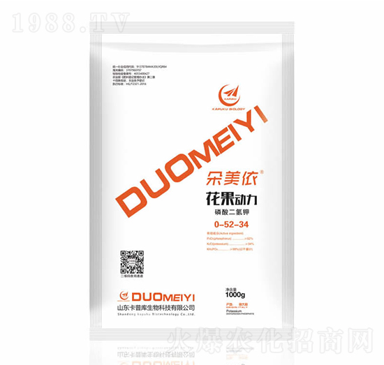 磷酸二氫鉀0-52-34-花果動力-卡普庫生物