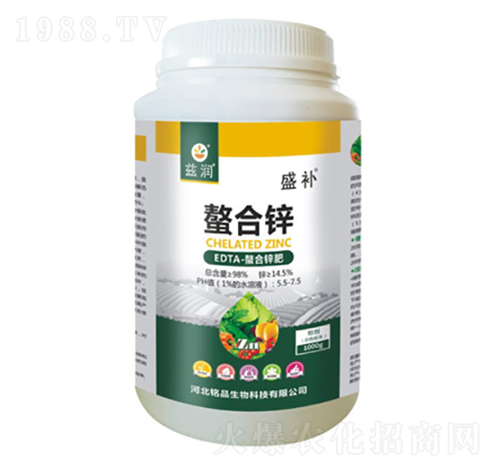 EDTA-螯合鋅肥-盛補-銘品生物