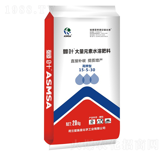 高鉀型大量元素水溶肥料15-5-30-蔓葉-愛(ài)施蔓