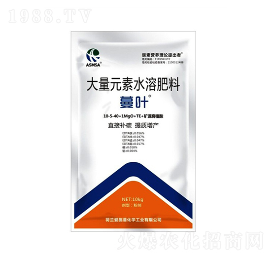 含腐植酸大量元素水溶肥（高鉀型）-蔓葉-愛施蔓