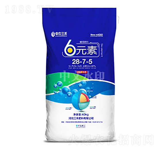 玉米專(zhuān)用6元素28-7-5-中農(nóng)三禾