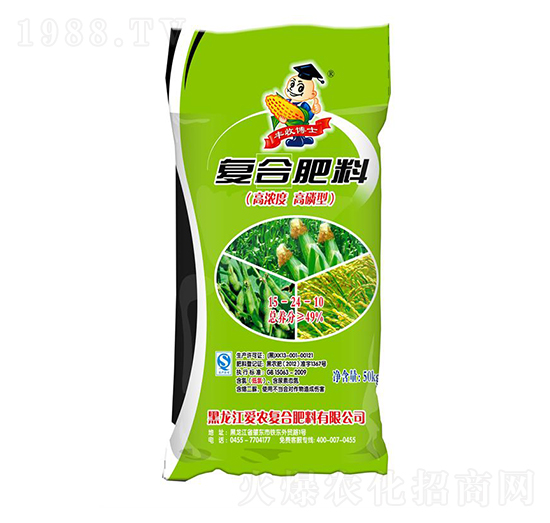 高濃度高磷型復(fù)合肥料15-24-10-豐收博士-愛農(nóng)