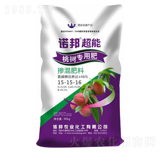 桃樹專用摻混肥料15-15-16-諾邦農業(yè)