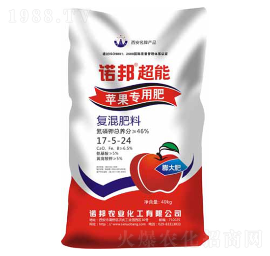 蘋果專用摻混肥料17-5-24-諾邦農(nóng)業(yè)