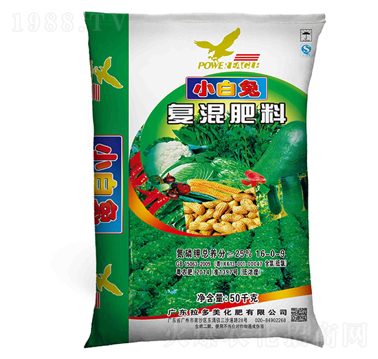 尿氯基復(fù)混肥料16-0-9-小白兔-拉多美