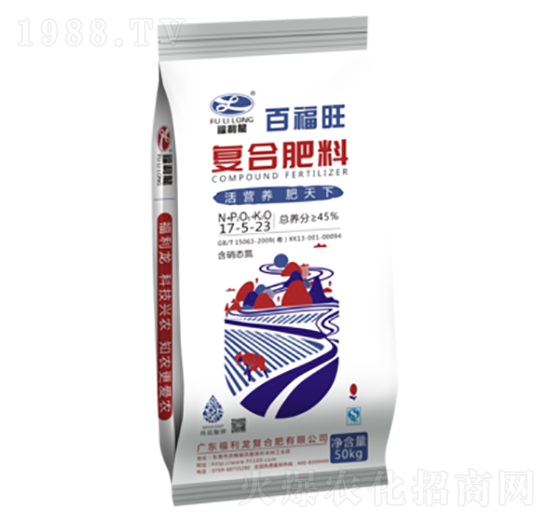 復(fù)混肥料17-5-23-百福旺-福利龍