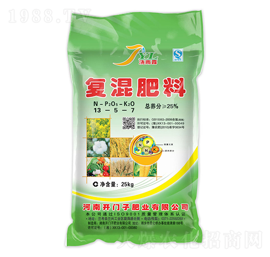 復混肥料13-5-7-澆雨露-開門子