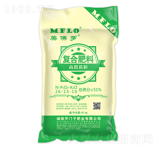 高塔造粒復(fù)合肥料26-15-10-美佛羅-開門子