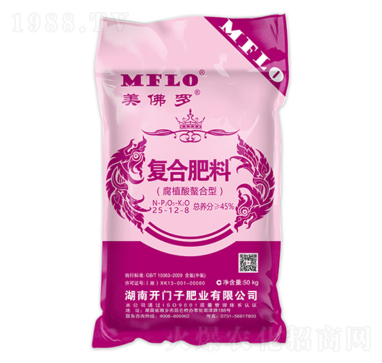 腐植酸螯合型復(fù)合肥料25-12-8-美佛羅-開門子