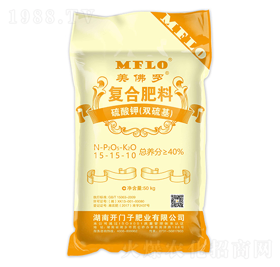 硫酸鉀復(fù)合肥料15-15-10-美佛羅-開門子