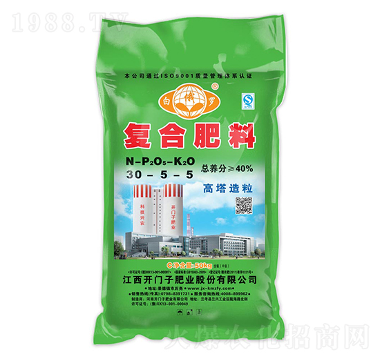 高塔造粒復合肥料30-5-5-白俄羅-開門子