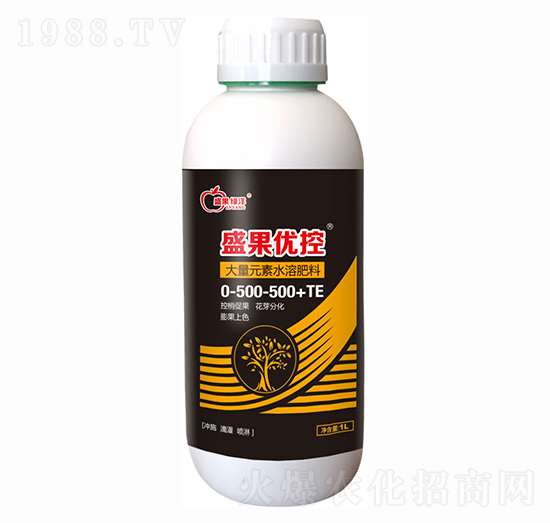 大量元素水溶肥料0-500-500+TE-盛果優(yōu)控-綠洋