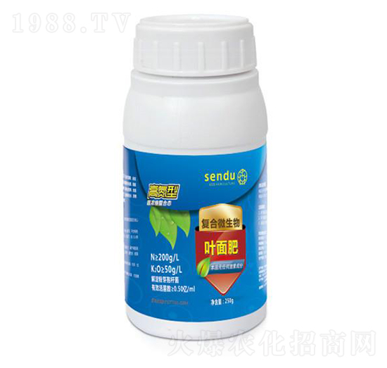 高氮型復合微生物葉面肥-森度