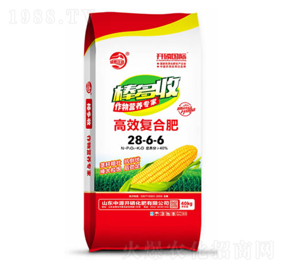 高效復合肥28-6-6-棒多收-中源開磷