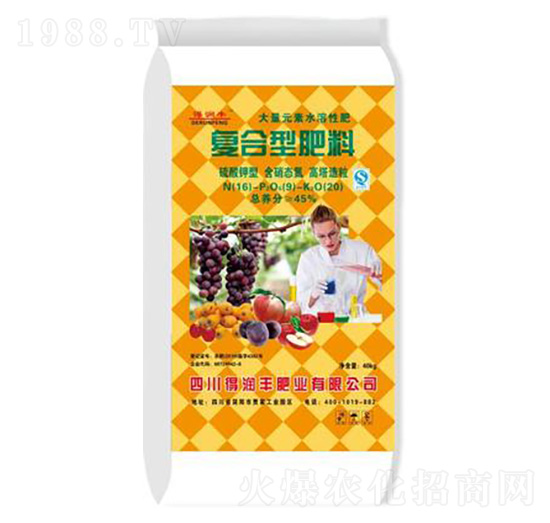 復(fù)合型大量元素水溶肥15-10-25 得潤豐