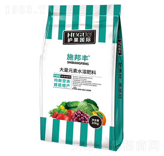 平衡型大量元素水溶肥料18-18-18+TE-施邦豐-護(hù)果