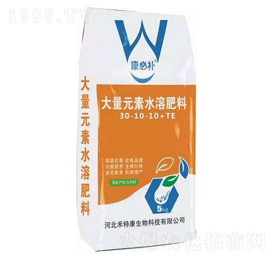 大量元素水溶肥料30-10-10+TE 康必補(bǔ) 禾特康