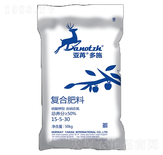 復(fù)合肥15-5-30 亞苒多施 亞苒國際