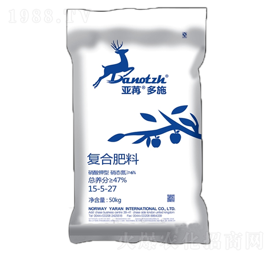復(fù)合肥料15-5-27 亞苒多施 亞苒國際