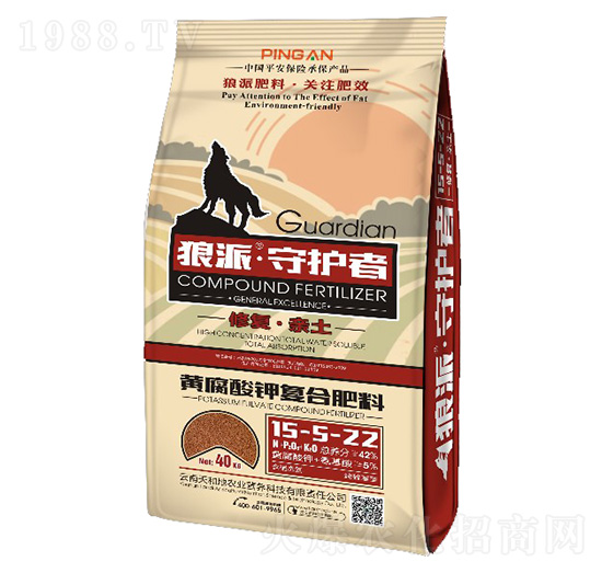 黃腐酸鉀復(fù)合肥料15-5-22-守護者-狼派