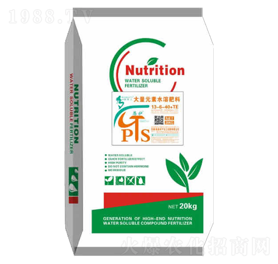 大量元素水溶肥13-6-40+TE-Nutrition-青島諾康