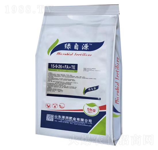 大量元素水溶肥15-9-26+FA+TE-綠自源-源潤(rùn)肥業(yè)