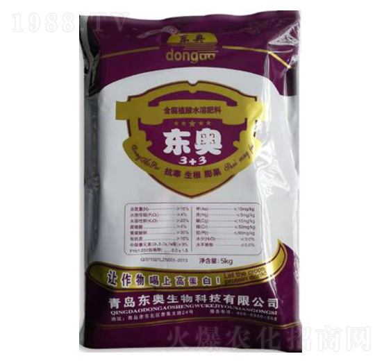 生根營(yíng)養(yǎng)型含腐植酸水溶肥料16-4-20-東奧生物