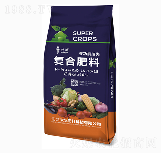 多功能控失復(fù)合肥料15-10-15-神炬